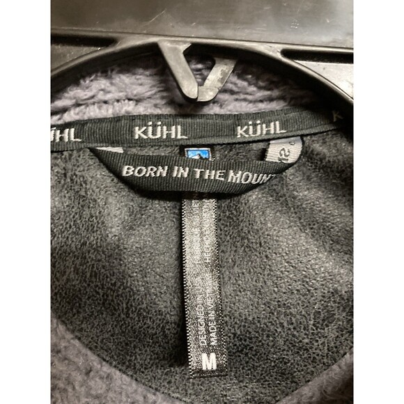 Women's Kuhl Flight Pullover Hooded Fleece Snaps Gray Size Medium - Picture 2 of 8